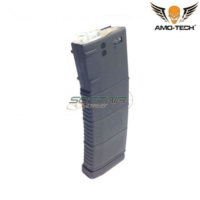 Mid-cap magazine 150bb tigres black for m4 series amo-tech® (amt-js-tigres-bk)