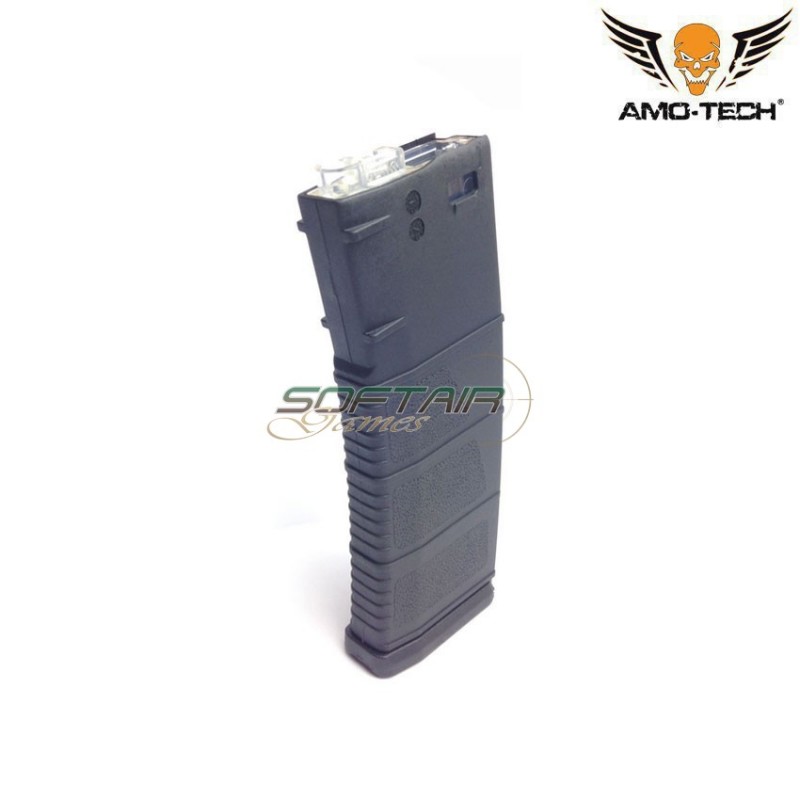 Caricatore MAGGIORATO 370bb tigres black per serie m4 amo-tech® (amt-hc-tigres-bk)