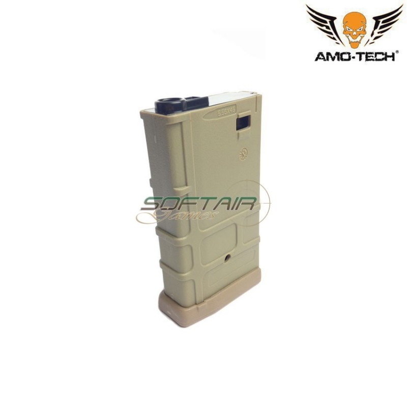 Mid-cap magazine short 100bb wolf dark earth for m4 series amo-tech® (amt-mcs-wolf-de)