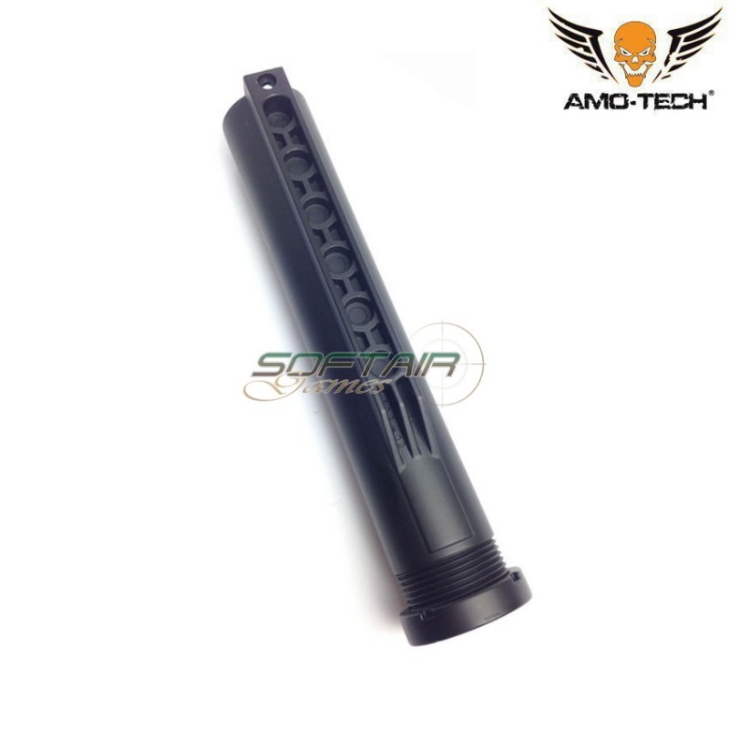 Tubo calcio AEG m4 zinc alloy NERO amo-tech® (amt-st-za)