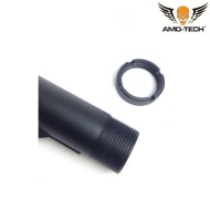 AEG m4 aluminium alloy BLACK stock tube amo-tech® (amt-st-al)