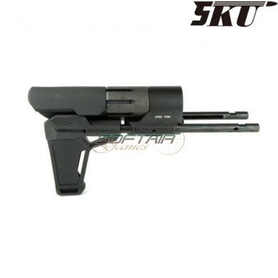 PDW viper si style GEN.2 black stock for aeg m4 5ku (5ku-si-11)