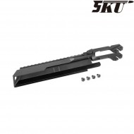 Top cover NERO con slitta per aeg ak 5ku (5ku-230)