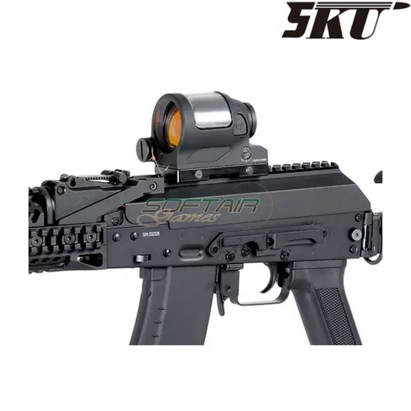 Top cover NERO con slitta per aeg ak 5ku (5ku-230)
