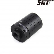 Spegnifiamma nero ferfrans blaster & muzzle 14mm ccw 5ku (5ku-206)