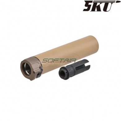 Silenziatore sf 556 socom MG 14mm ccw TAN 5ku (5ku-266-t)