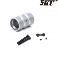 Rail MK8 9.5" gei. style nero per M4 aeg/gbbr 5ku (5ku-298-bk)