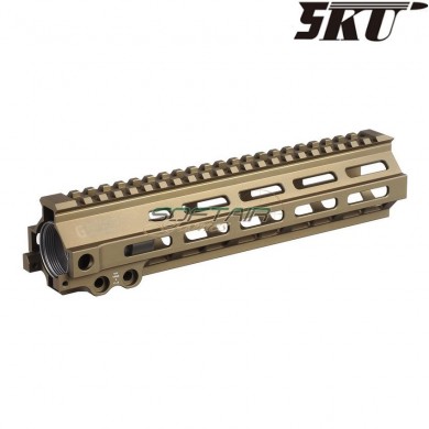 Rail MK8 9.5" gei. style ddc for M4 aeg/gbbr 5ku (5ku-298-ddc)