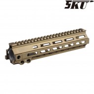 Rail MK8 9.5" gei. style ddc for M4 aeg/gbbr 5ku (5ku-298-ddc)