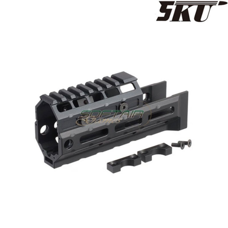 Handguard universal LC ak 47/74 black 5ku (5ku-301-bk)