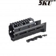 Handguard universal LC ak 47/74 black 5ku (5ku-301-bk)