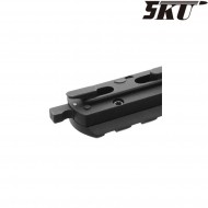 LC rail qd 20mm 3 slot 5ku (5ku-232)