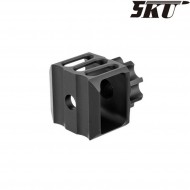 Spegnifiamma JM LAF nero 14mm ccw 5ku (5ku-260)