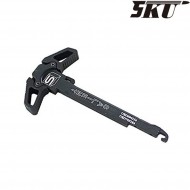 Ambidextrous charging handle black salient raptor for m4 aeg 5ku (5ku-168-4)