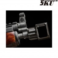 Flash hider LAF-24 black 24mm CW 5ku (5ku-303-bk)