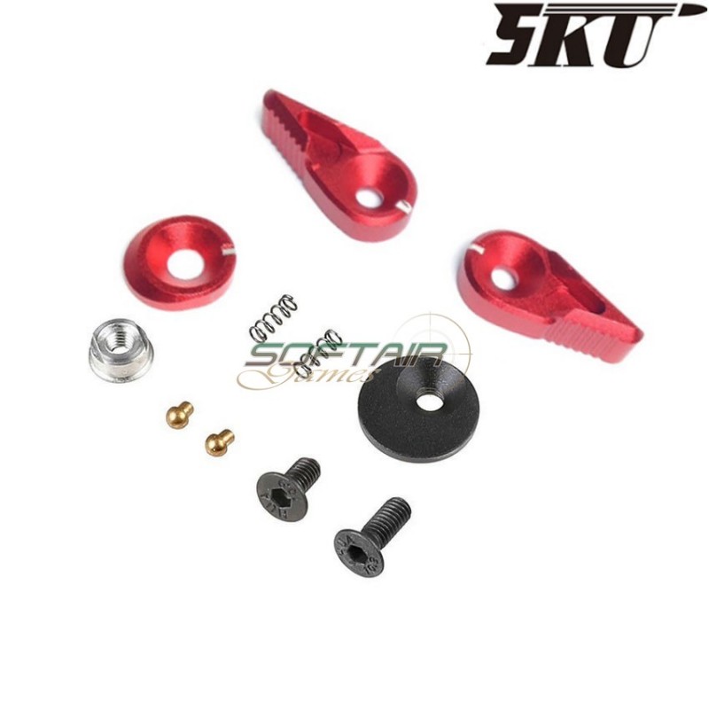 Selettore AEG m4 flip SI style rosso 5ku (5ku-308-r) Selettore AEG m4 flip SI style rosso 5ku (5ku-308-r)