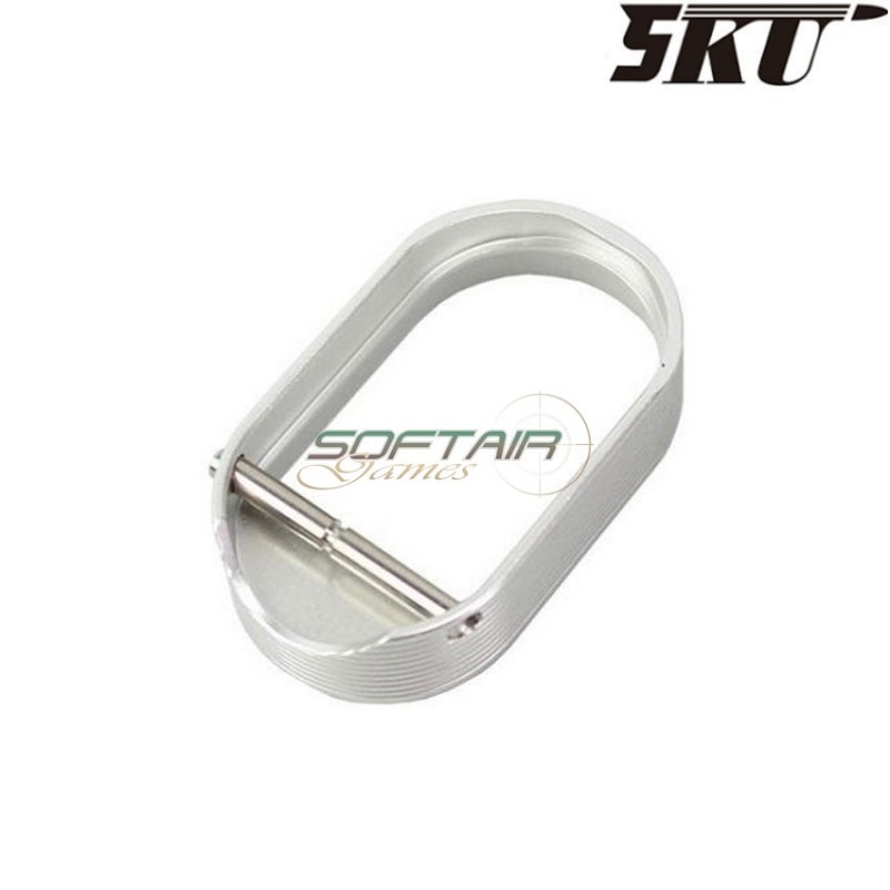 Hot shot magwell silver for MARUI hi-capa 5ku (5ku-gb-258-s)