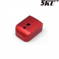 Red type 3 magazine base for MARUI hi-capa pistol 5ku (5ku-gb-262-r) Red type 3 magazine base for MARUI hi-capa pistol 5ku (5ku-gb-262-r)