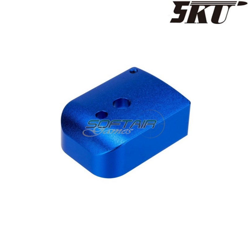 Blue type 3 magazine base for MARUI hi-capa pistol 5ku (5ku-gb-262-bl) Blue type 3 magazine base for MARUI hi-capa pistol 5ku (5ku-gb-262-bl)