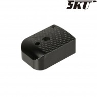 Black type 4 magazine base for MARUI hi-capa pistol 5ku (5ku-gb-263-b) Black type 4 magazine base for MARUI hi-capa pistol 5ku (5ku-gb-263-b)