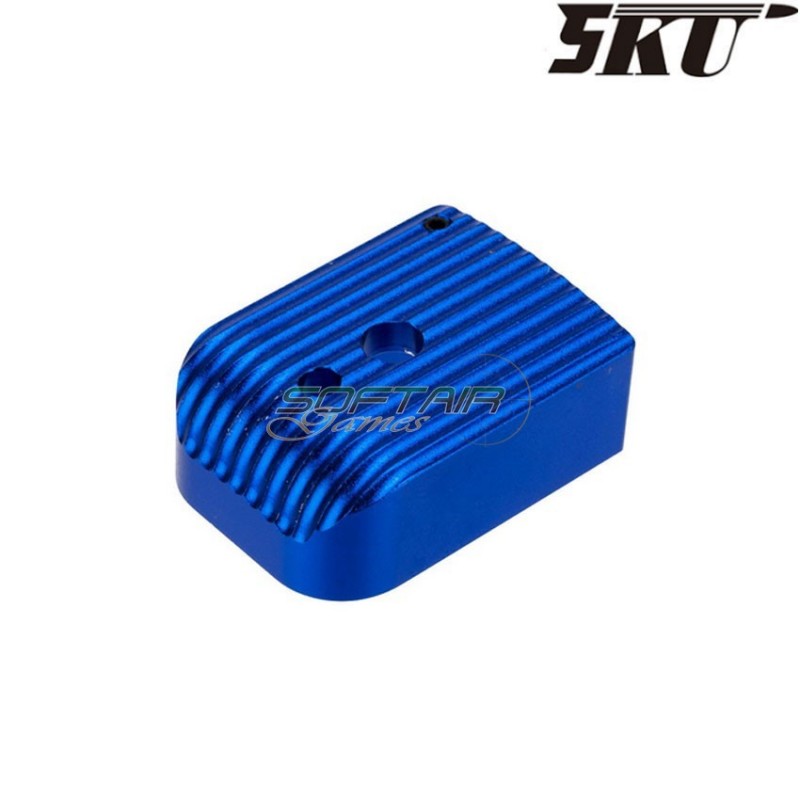 Blue type 5 magazine base for MARUI hi-capa pistol 5ku (5ku-gb-264-bu)