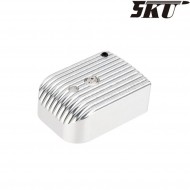 Silver type 5 magazine base for MARUI hi-capa pistol 5ku (5ku-gb-264-s)