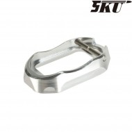 Silver SPY style magwell for MARUI hi-capa pistol 5ku (5ku-gb-284-s)