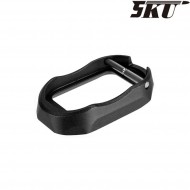 Black SPY style magwell for MARUI hi-capa pistol 5ku (5ku-gb-284-bk)