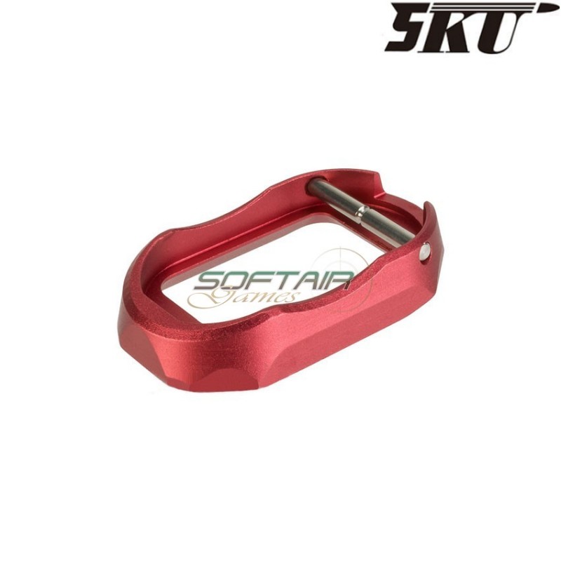 Red SPY style magwell for MARUI hi-capa pistol 5ku (5ku-gb-284-r)