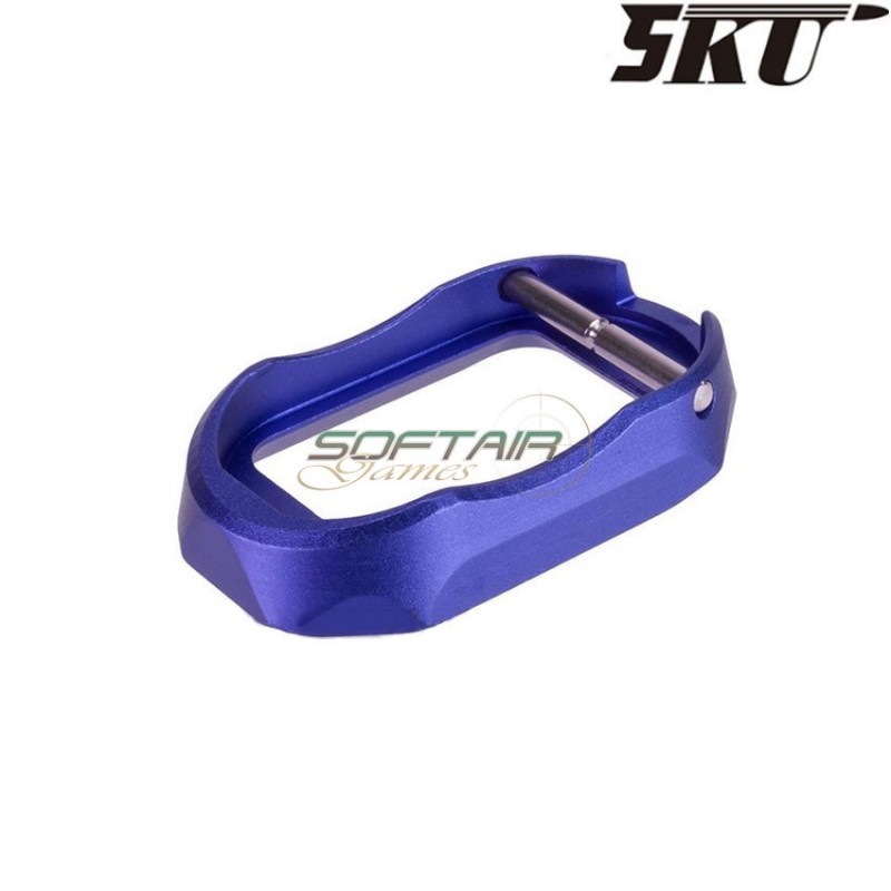 Blue SPY style magwell for MARUI hi-capa pistol 5ku (5ku-gb-284-bu)