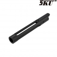 NON-recoil BLACK type 1 outer barrel for MARUI hi-capa 5.1 pistol 5ku (5ku-gb-291-b)