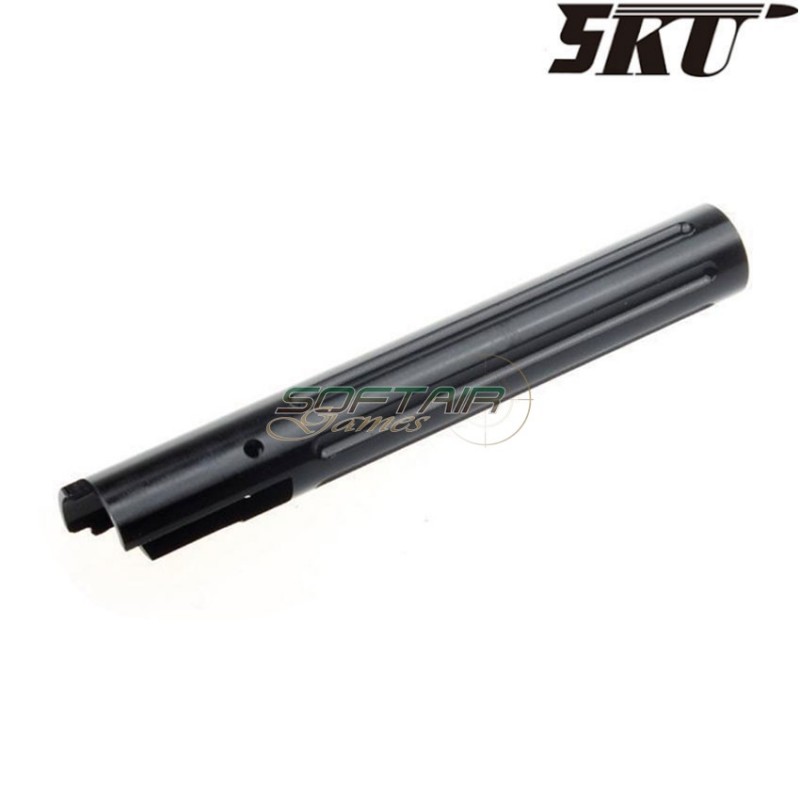 NON-recoil BLACK type 2 outer barrel for MARUI hi-capa 5.1 pistol 5ku (5ku-gb-424-b)