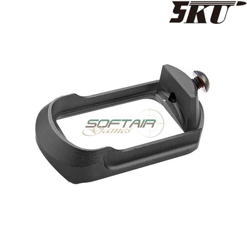 Zev style magwell NERO per pistola VFC/UMAREX glock 17/18 5ku (5ku-gb-432-b)
