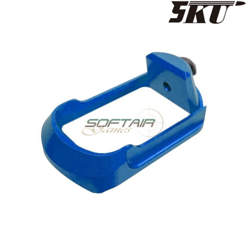 Zev style magwell BLUE per pistola VFC/UMAREX glock 17/18 5ku (5ku-gb-432-bu)