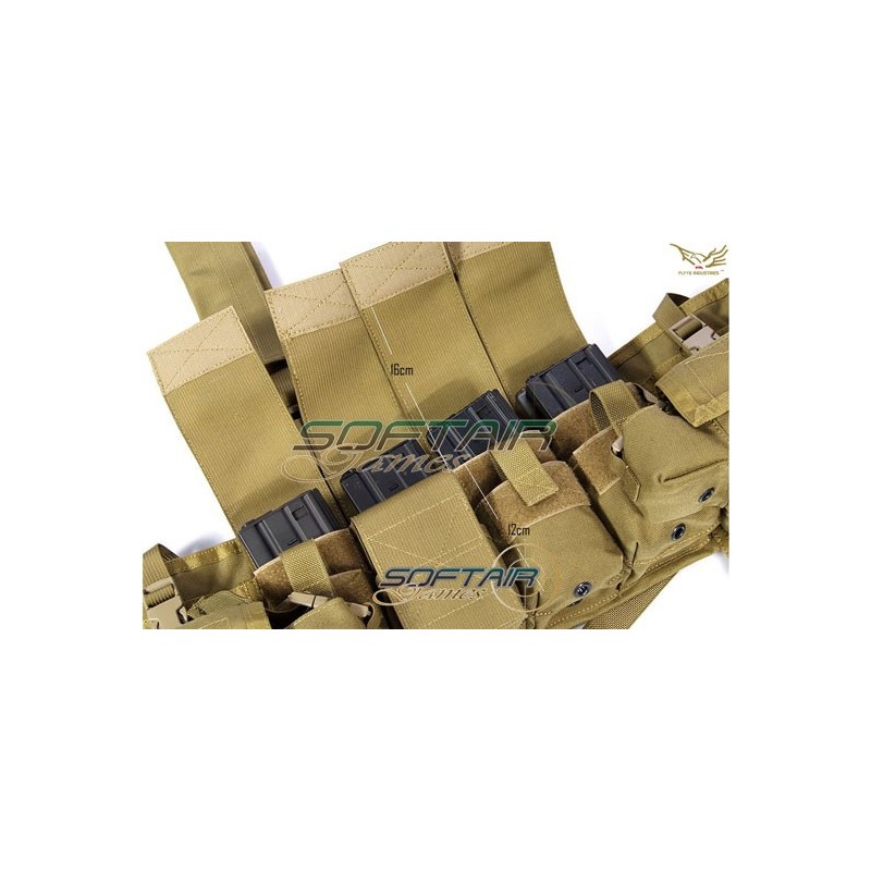 Lbt 1961a Chest Rig Coyotw Brown Flyye Industries (cod.fy-vt-c001-cb)