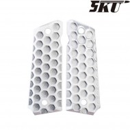 Full size 1911 grips SILVER APOCALYPSE HIVE 5ku (5ku-gb-436-s) Full size 1911 grips SILVER APOCALYPSE HIVE 5ku (5ku-gb-436-s)