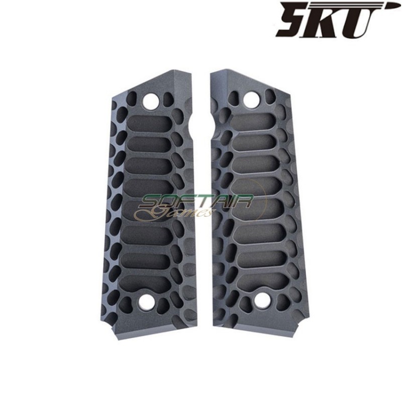 Full size 1911 guancette NERE COBRA 5ku (5ku-gb-437-b) Full size 1911 guancette NERE COBRA 5ku (5ku-gb-437-b)