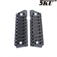 Full size 1911 grips BLACK COBRA 5ku (5ku-gb-437-b) Full size 1911 grips BLACK COBRA 5ku (5ku-gb-437-b)