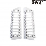 Full size 1911 grips SILVER COBRA Skeleton 5ku (5ku-gb-438-s) Full size 1911 grips SILVER COBRA Skeleton 5ku (5ku-gb-438-s)
