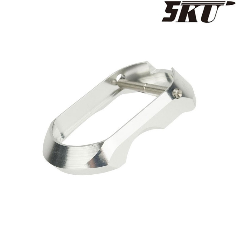 Magwell ARGENTO STI style per pistola MARUI hi-capa 5ku (5ku-gb-441-s)