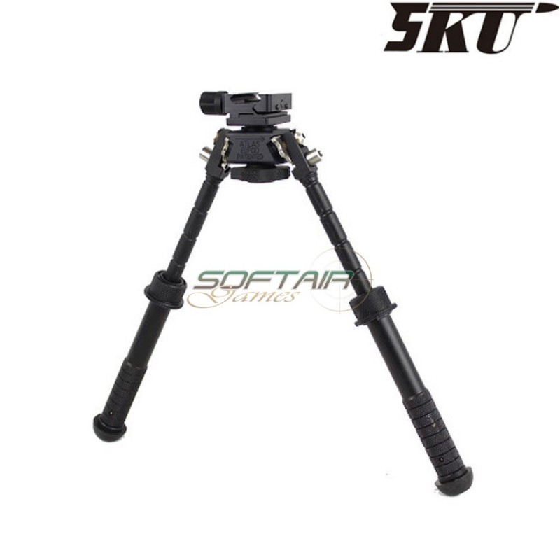 ATLAS black V8 bipod for 20mm weaver 5ku (5ku-145)
