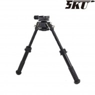 ATLAS black V8 bipod for 20mm weaver 5ku (5ku-145)