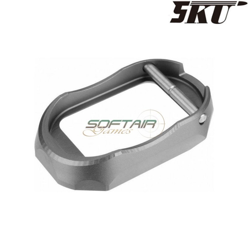 Magwell TITANIUM SPY style per pistola MARUI hi-capa 5ku (5ku-gb-284-t)