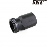 AAC muzzle blast diverter BLACK 5ku (5ku-196-1)