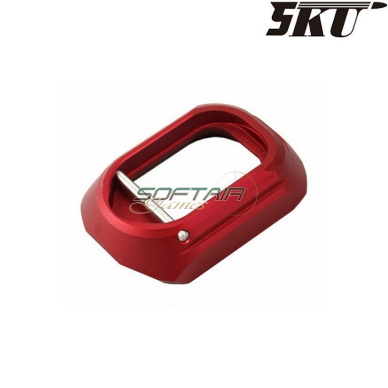 Magwell ROSSO SHPD style per pistola MARUI hi-capa 5ku (5ku-gb-207-r)