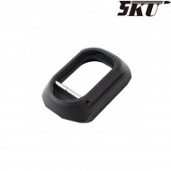 BLACK SHPD style magwell for MARUI hi-capa pistol 5ku (5ku-gb-207-bk)