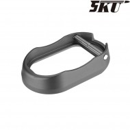 BLACK LIGHTWEIGHT style magwell for MARUI hi-capa pistol 5ku (5ku-gb-259-b)