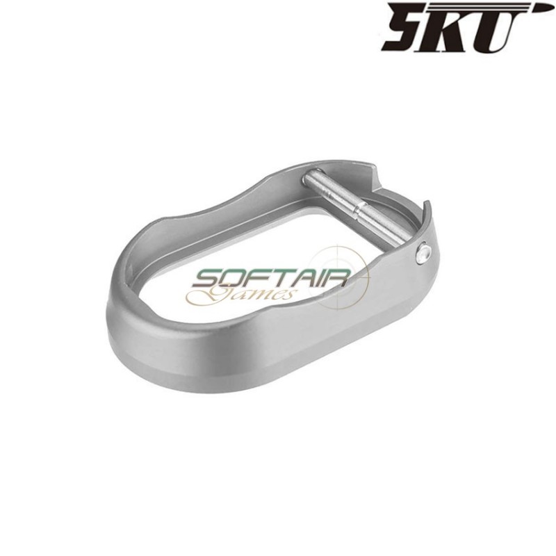 Magwell ARGENTO LIGHTWEIGHT style per pistola MARUI hi-capa 5ku (5ku-gb-259-s)