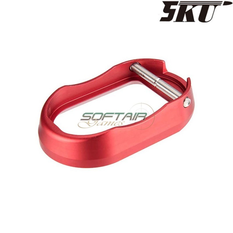 RED LIGHTWEIGHT style magwell for MARUI hi-capa pistol 5ku (5ku-gb-259-r)