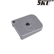 SILVER STI magazine base for MARUI hi-capa pistol 5ku (5ku-gb-261-s)